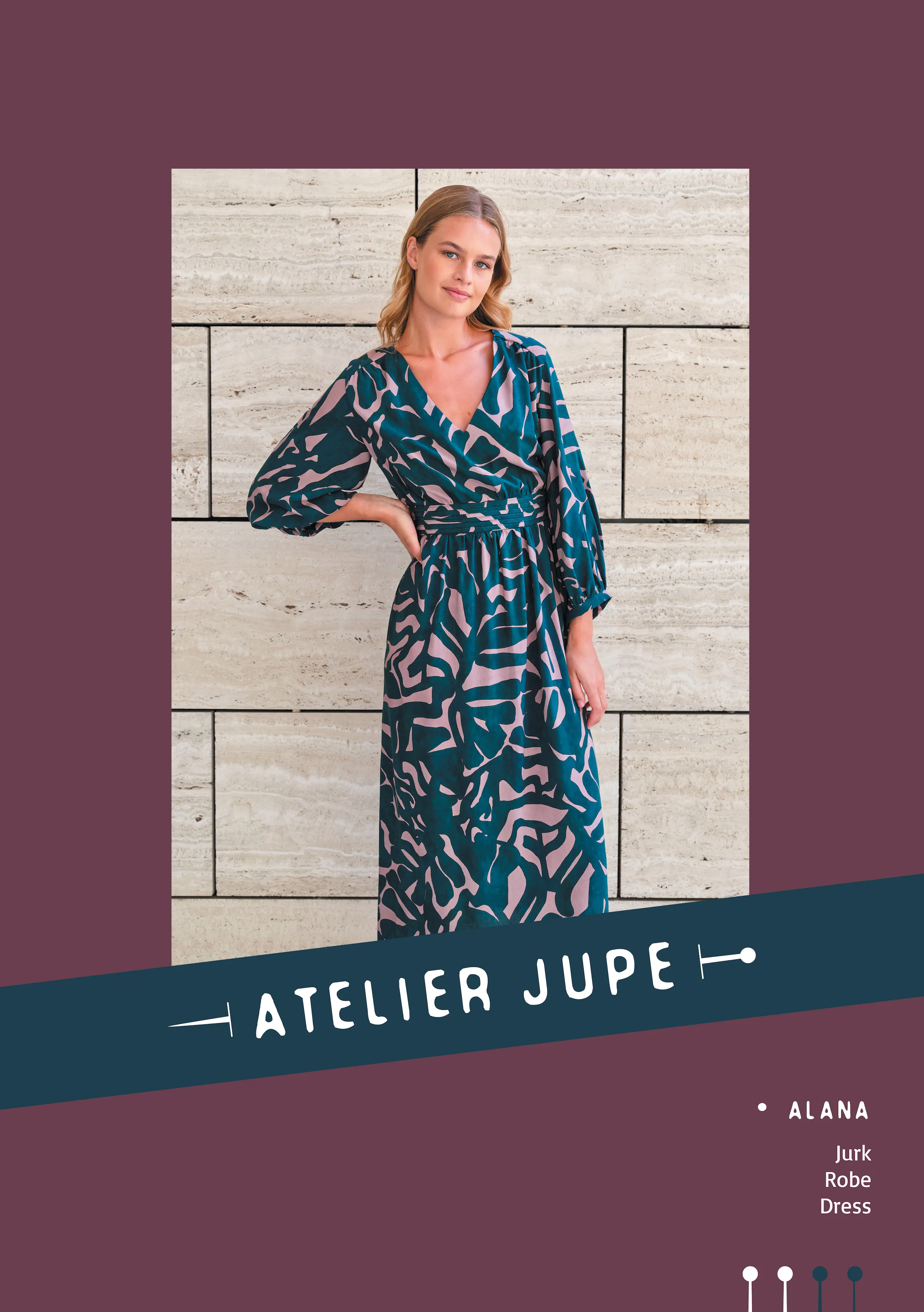 Patroon jurk "Alana" van Atelier Jupe